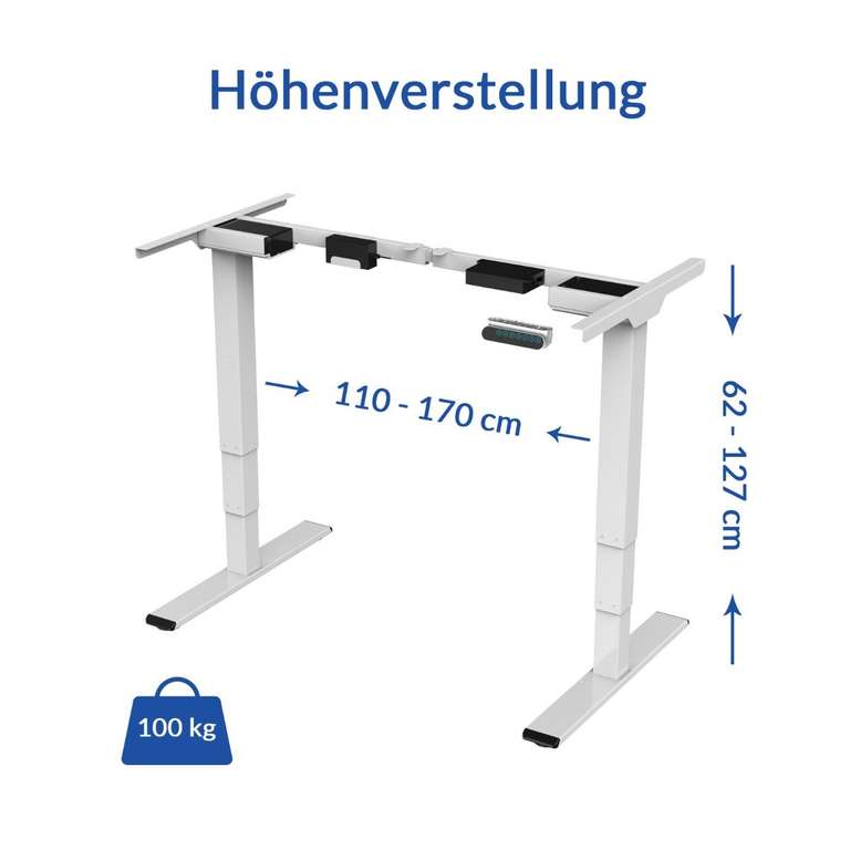 Flexispot "EQ5" elektrisch höhenverstellbares Schreibtisch-Gestell