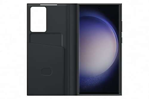 Samsung Smart View Wallet Case für Galaxy S23 Ultra, schwarz