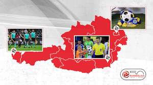 Österreichische Fußball Bundesliga: 50 gratis Fußbälle in Österreich versteckt