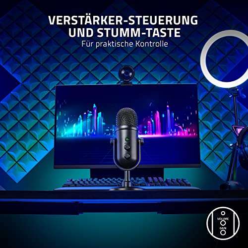 Razer Seiren V2 Pro - Professionelles USB-Mikrofon für Streamer