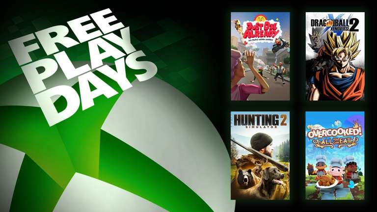 [Xbox] Free Play Days – Just Die Already, Dragon Ball Xenoverse 2, Hunting Simulator 2, and Overcooked! All You Can Eat
