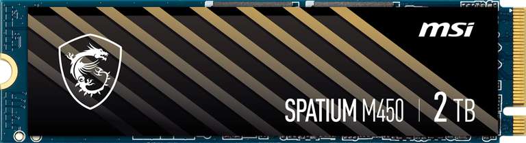 MSI Spatium M450 2TB, M.2 2280/M-Key/PCIe 4.0 SSD