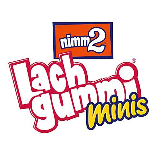 nimm2 Lachgummi Minis Runddose – 1 x 735g (70 Mini Packs)