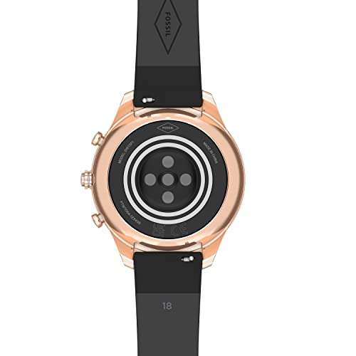 Fossil Stella Gen 6 Hybrid Smartwatch Black Leather