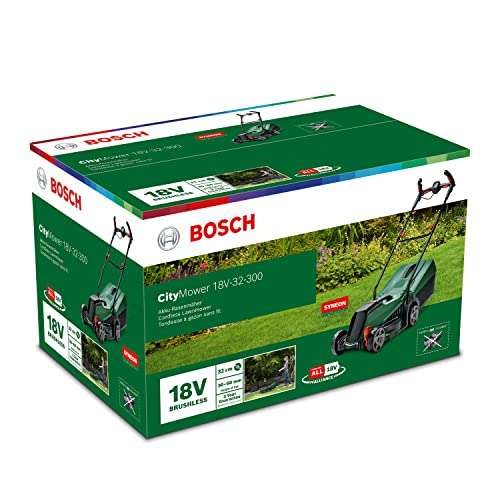 Bosch DIY CityMower 18V-32-300 Akku-Rasenmäher inkl. Akku 4.0Ah