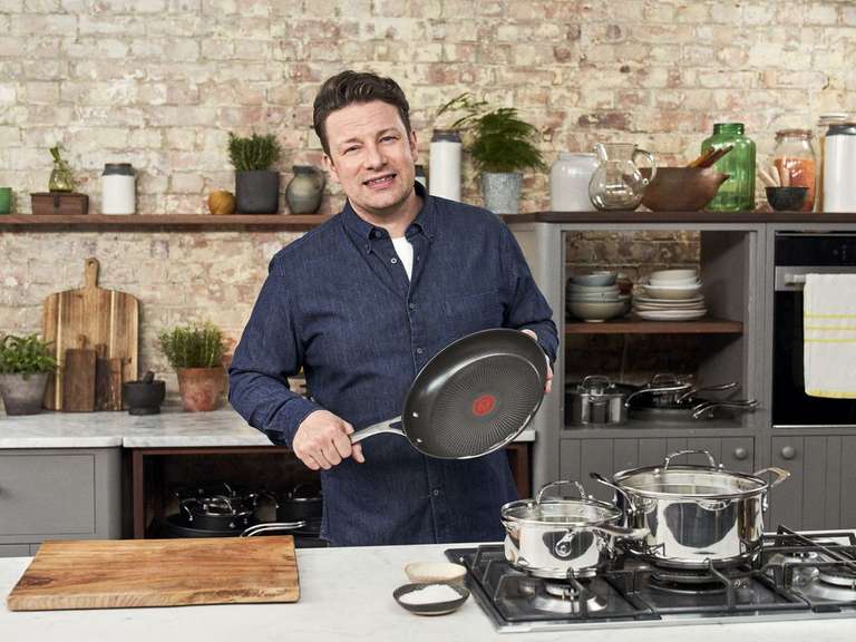 Jamie Oliver by Tefal Cook's Direct Pfannen-Set | Ø 24 und 28 cm