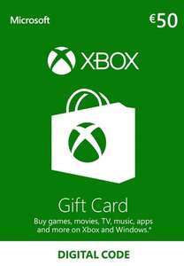 Xbox Live 50€ Guthabenkarte