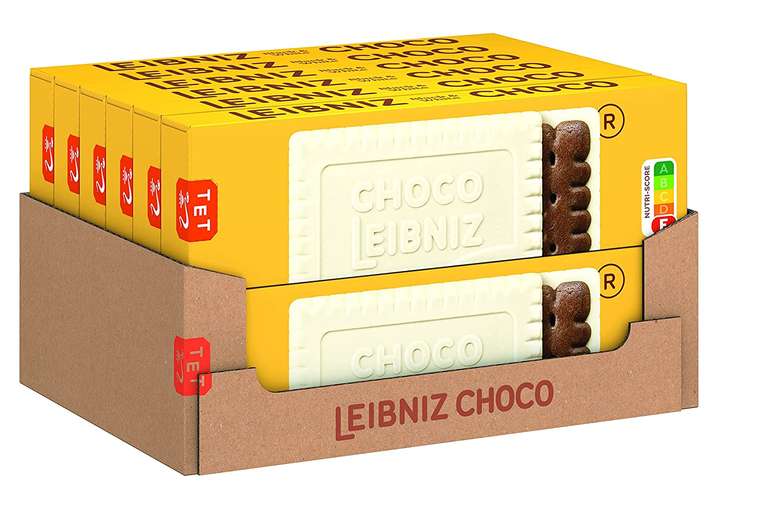12x 125g Leibniz Choco Vollmich Butterkekse oder Black & White Kekse
