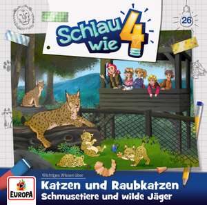 Preisjäger Junior Hörspiel: "Schlau wie Vier - Katzen und Raubkatzen" gratis als Stream oder Download bis 6.4.