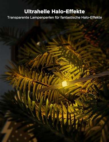 Govee RGBIC Weihnachtsbeleuchtung, 20M, LED Lichterkette mit 200 LED-Lichtern, 99+ Szenen, IP65 [antizyklisch kaufen]