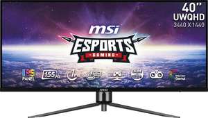 MSI Gaming-LED-Monitor »MAG401QR«, 102 cm/40 Zoll, 3440 x 1440 px, UWQHD, 1 ms Reaktionszeit, 155 Hz