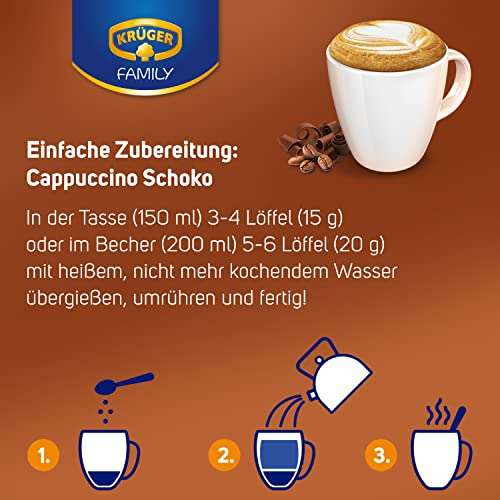 KRÜGER Family Cappuccino Schoko (1 x 500 g)