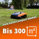 Yard Force FORCE Mähroboter COMPACT 300RBS mit bis zu 300 qm, Bluetooth- und App-Steuerung
