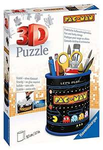 Ravensburger 3D Puzzle 11276 - Utensilo Pac-Man - 54 Teile - Stiftehalter für Pac-Man Fans