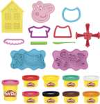 Play-Doh Peppa Wutz Stylingset mit 9 Dosen und 11 Accessoires