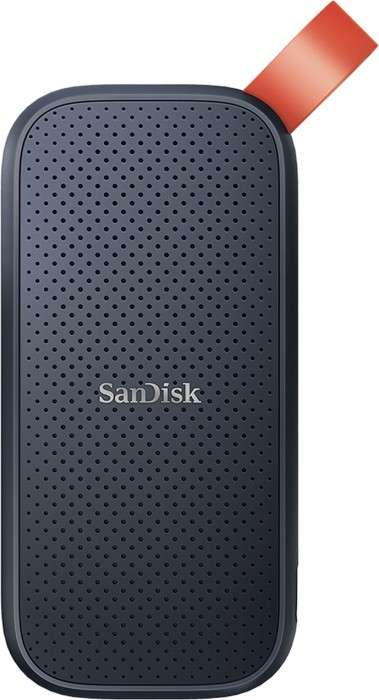 SANDISK 1TB Portable SSD Festplatte, USB-C 3.2 Gen 2, Extern, R800 MB/s, Schwarz