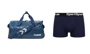 Hummel Tech Move Sporttasche 33 oder 50 L + Sportspar Sparbuchse Boxershorts verschiedene Farben