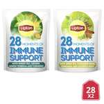 Lipton Tee-Duo "Immun-Unterstützung", 2 x 28 Pyramidenbeutel