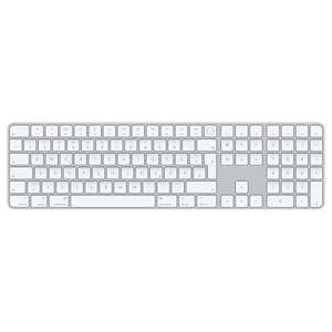 Apple Magic Keyboard mit Touch ID und Ziffernblock für Mac mit Apple Chip, weiß/silber, DE
