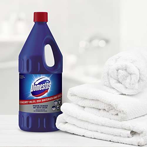Domestos Hygiene-Reiniger (für das gesamte Haus mit Aktiv-Chlor effiziente Schimmelbeseitigung) ( 6 x 2000 ml)