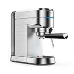 BLiTZWOLF Espressomaschine BH-CM1503, 15Bar 1250~1450W mit Milchaufschäumdüse