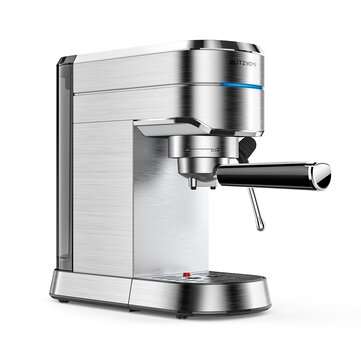 BLiTZWOLF Espressomaschine BH-CM1503, 15Bar 1250~1450W mit Milchaufschäumdüse