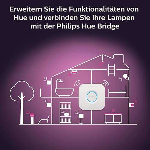 Philips Hue White & Col. Amb. E27 LED Lampen 4-er Pack
