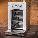 tepro Steakgrill Toronto, Keramik-Infrarotbrenner mit 3 kW Leistung, 800 Grad Gas