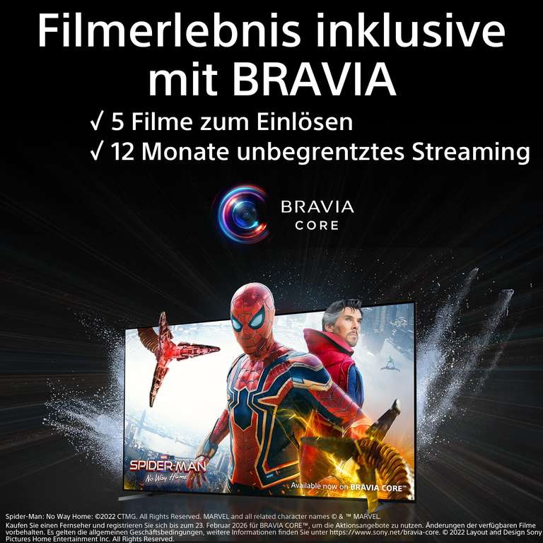 Sony BRAVIA KD-85X80L, 85 Zoll Fernseher, LED, 4K HD, 60hz