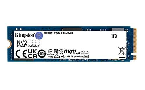 Kingston NV2 NVMe PCIe 4.0 Interne SSD 1TB M.2 2280 -SNV2S/1000G