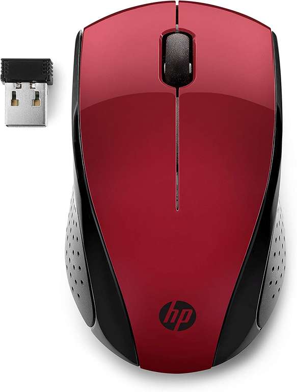 HP Maus 220 (kabellos, Links- und Rechtshänder) rot