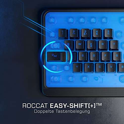 Roccat Magma - Membrane RGB Gaming Keyboard mit RGB-Beleuchtung (DE Layout)