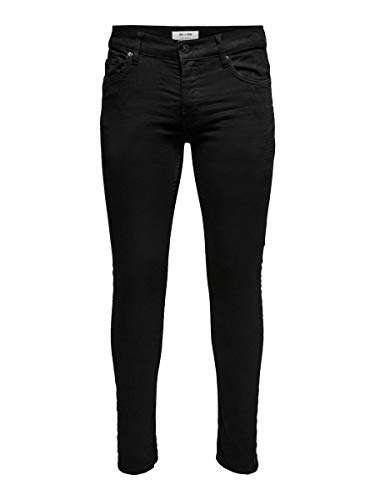 ONLY & SONS Male Slim Fit Jeans ONSLoom Black in vielen Größen