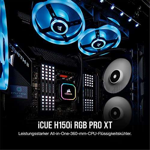 Corsair iCUE H150i RGB PRO XT CPU-Flüssigkeitskühlung