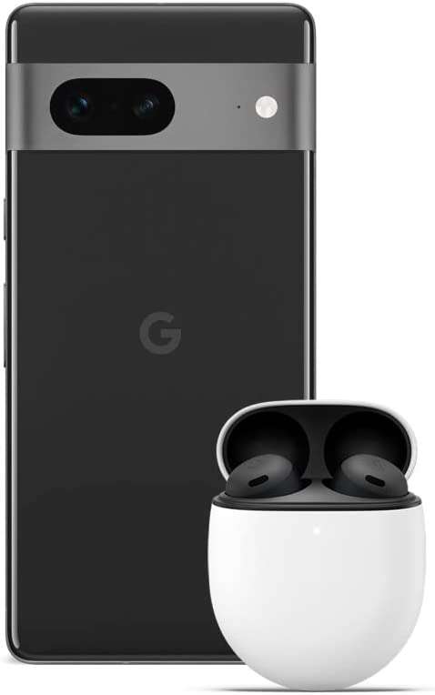 Google Pixel 7 Obsidian, 8/128GB + Google Pixel Buds Pro Charcoal