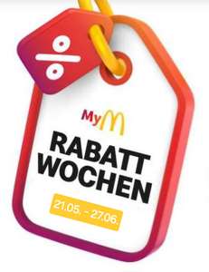 McDonald's MyM Rabattwochen 21.05. - 27.06.