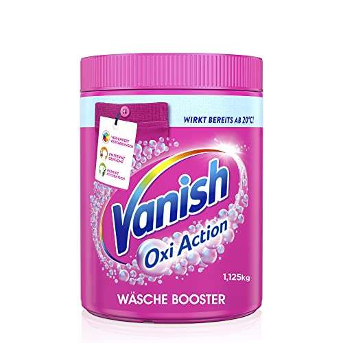Vanish Oxi Action Pulver "Pink" oder "Powerweiß" – 1,125 kg