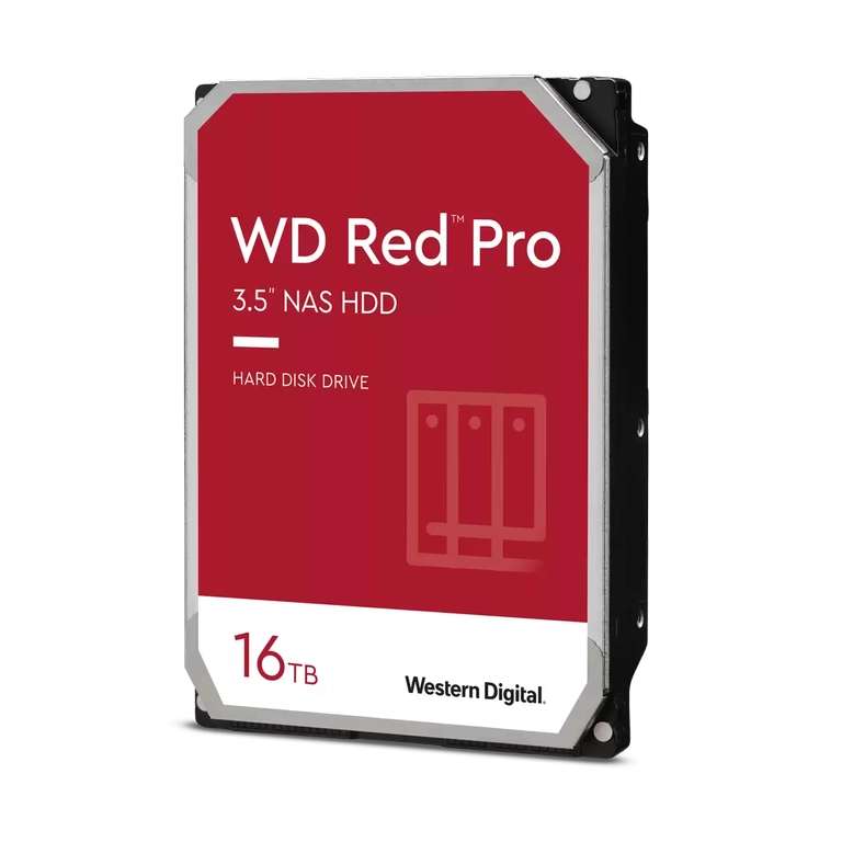 2 Stück Western Digital WD Red Pro 16TB, SATA 6Gb/s NAS Hard Drive