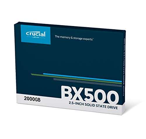 Crucial BX500, 2TB SSD, SATA