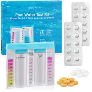 Pooltester Chlor und pH: 3er Starter Set mit Test Container, 10 Phenol Red Tabletten, 10 DPD1 Tabletten / Nachfüllset um 3,90€