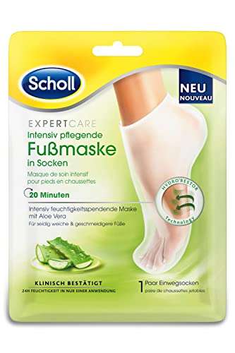 Scholl Intensiv pflegende Fußmaske in Socken, 6 Stück
