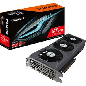 GIGABYTE AMD Radeon RX 6650 XT Eagle 8GB GDDR6 Grafikkarte 2xHDMI/2xDP Cashback effektiv 298€ + 2 Spiele