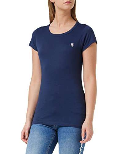 G-Star Raw Damen T-Shirt "Eyben Slim Basic", dunkelblau, 3XS-XL