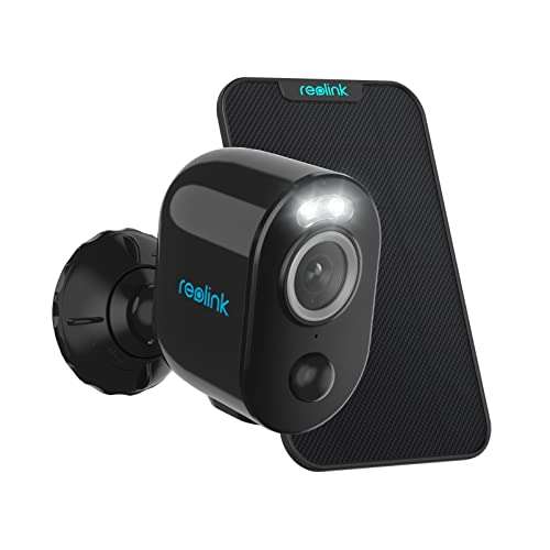 [Amazon] Neue schwarze Reolink Argus 3 Pro mit Solarpanel um 97,99€ - Akku WLAN Überwachungskamera, smarte Erkennung; Spotlight, 2k