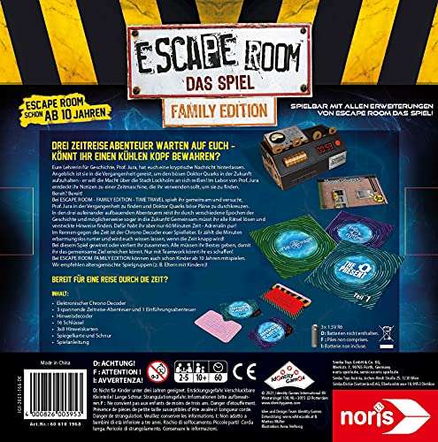 Noris 606101968 Escape Room Time Travel (Family Edition)