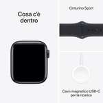 Apple Watch SE Gen. 2 (2022, GPS) 40mm Mitternacht mit Sportarmband