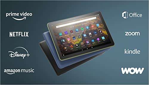 [Prime Day] Fire Tablets im Angebot - zB. HD 10-Tablet | 25,6 cm (10,1 Zoll) großes Full-HD-Display (1080p), 32 GB, schwarz – mit Werbung