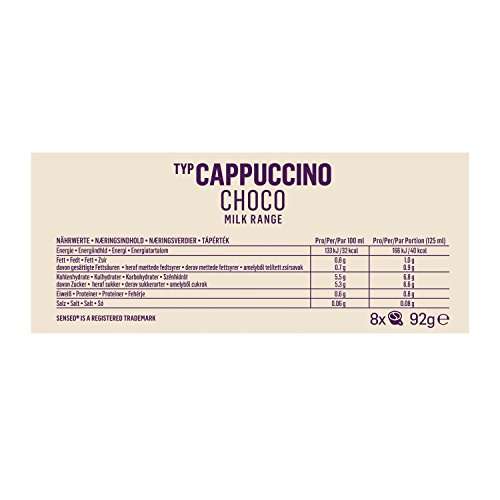 Senseo Pads Cappuccino Choco, 40 Kaffeepads, 8x 5er Pack