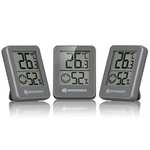 Bresser Temeo Hygro Indikator Temperaturstation Digital 3er-Set