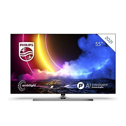 Philips „55OLED856“ - 55 Zoll 4K OLED Android TV mit 4-seitigem Ambilight
